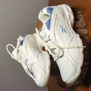 Reebok White and Blue Women's Sneaker 6